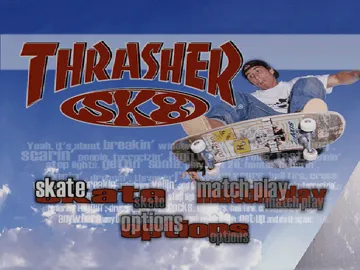Thrasher - SK8 (JP) screen shot title